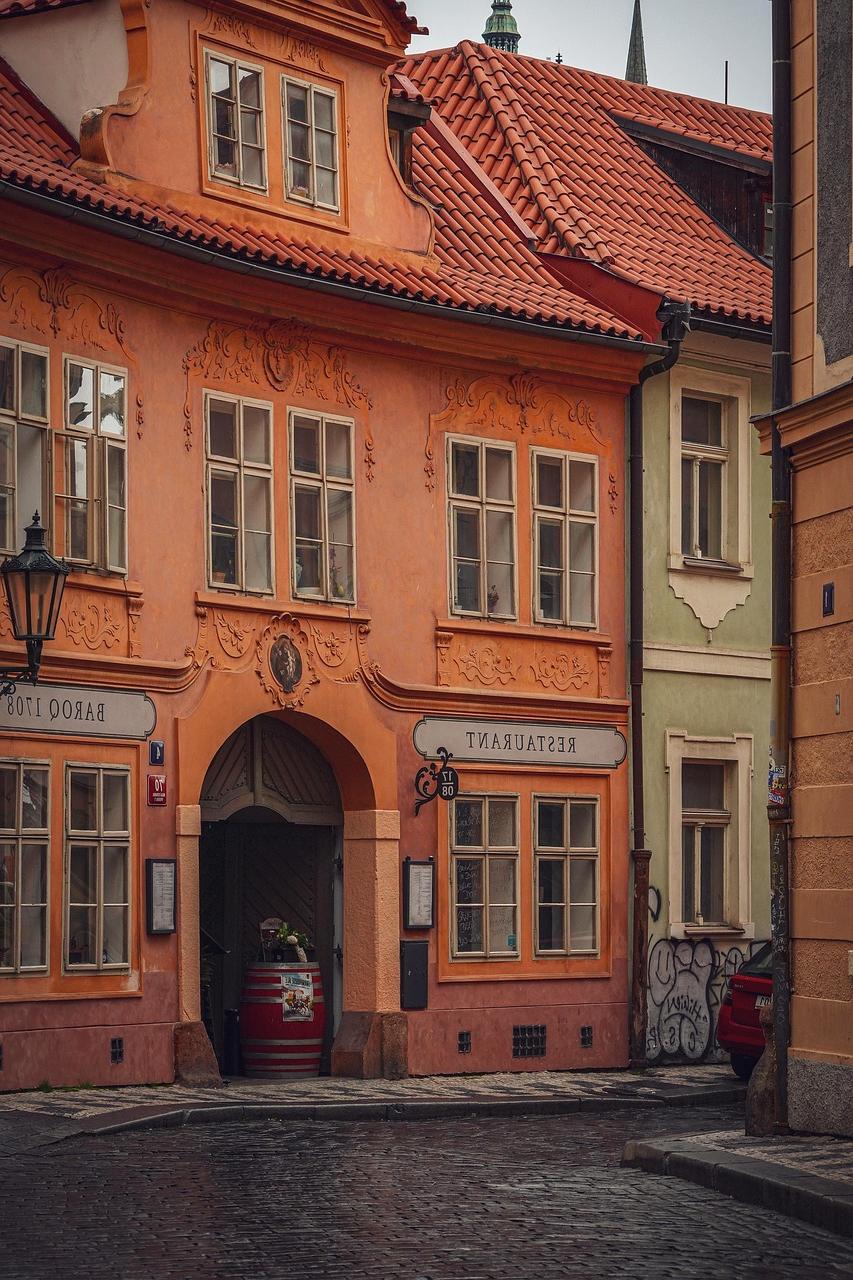 Open guidebook with city skyline illustration